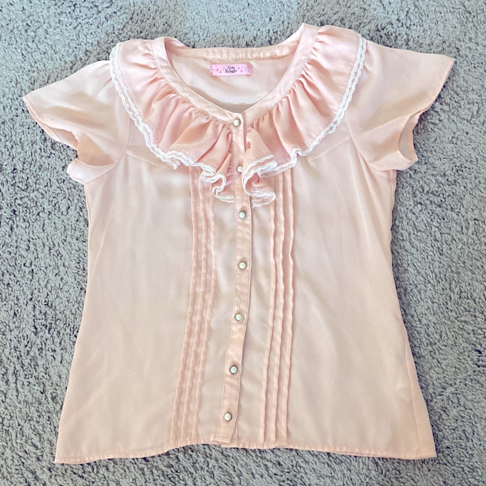 Ank Rouge peach Lolita blouse